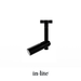 In-Lite AIM CEILING Adjustable Ceiling Light - Black IN-LITE