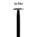 In-Lite DISC Bollard Light - 350mm/600mm - Black IN-LITE