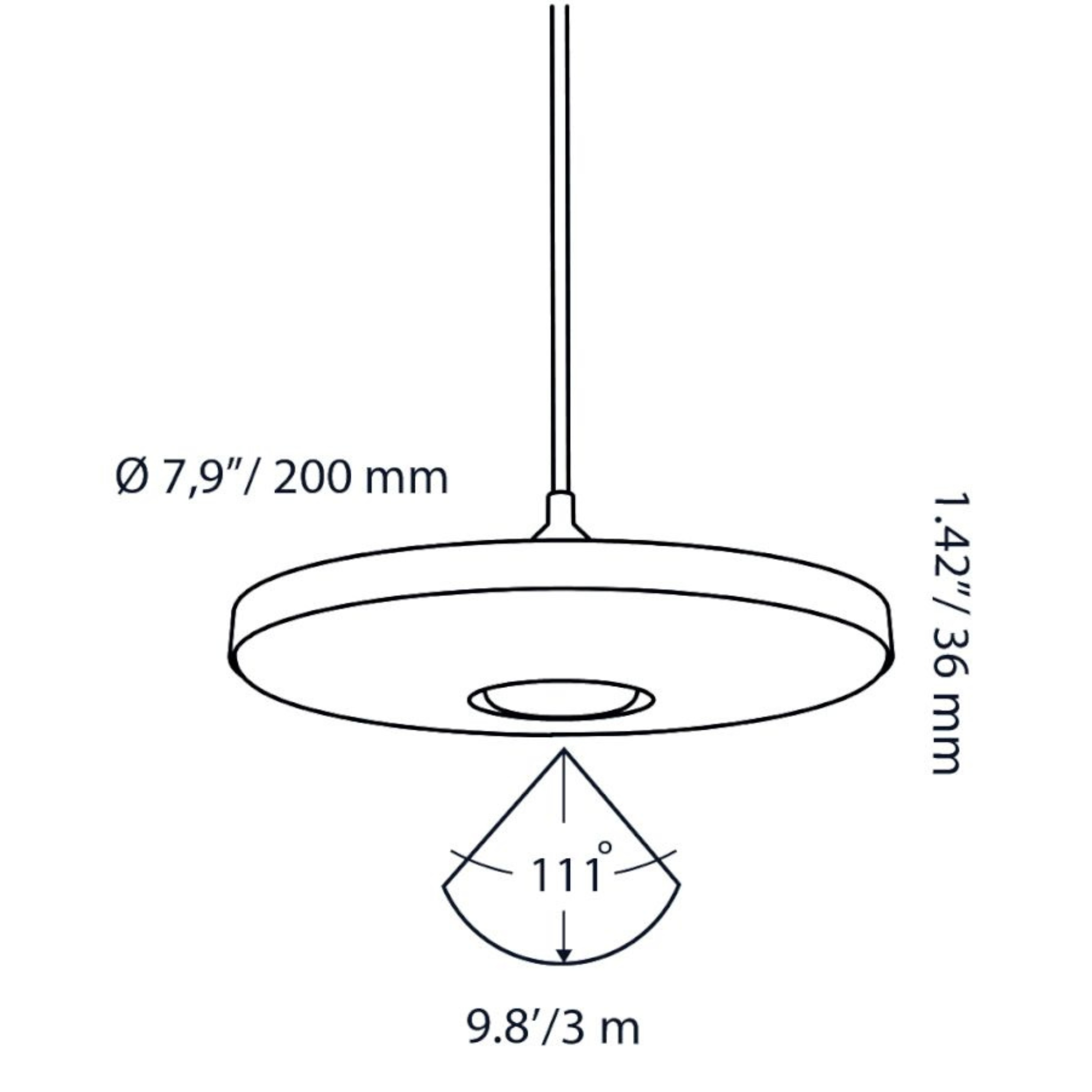 In-Lite DISC PENDANT Light- Black IN-LITE