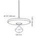 In-Lite DISC PENDANT Light- Black IN-LITE