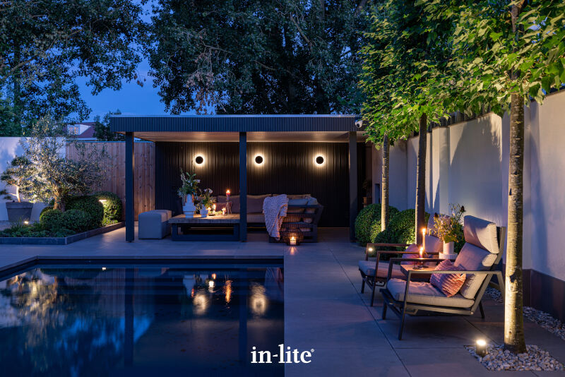 In-Lite DISC WALL Light - Black IN-LITE