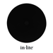 In-Lite DISC WALL Light - Black IN-LITE