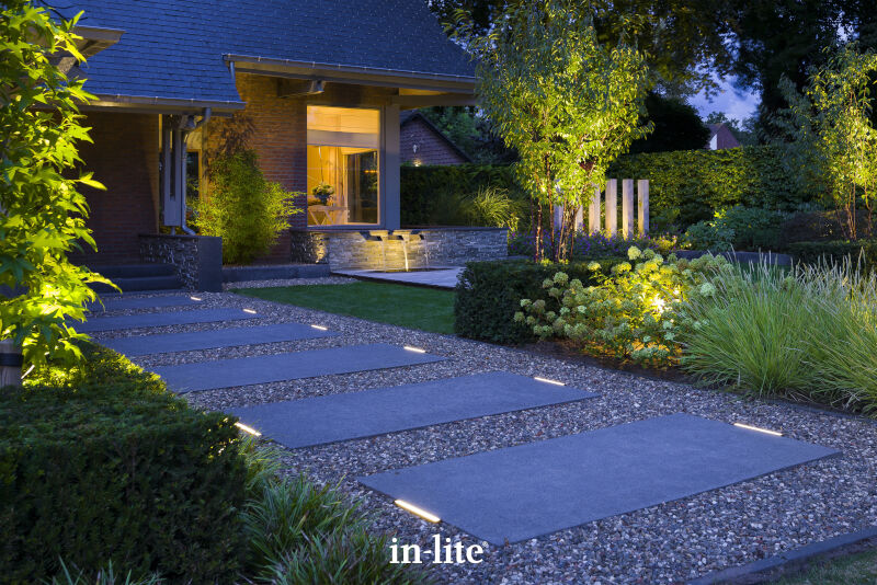 In-Lite EVO GROUND 300 Linear Recessed Light - Black IN-LITE