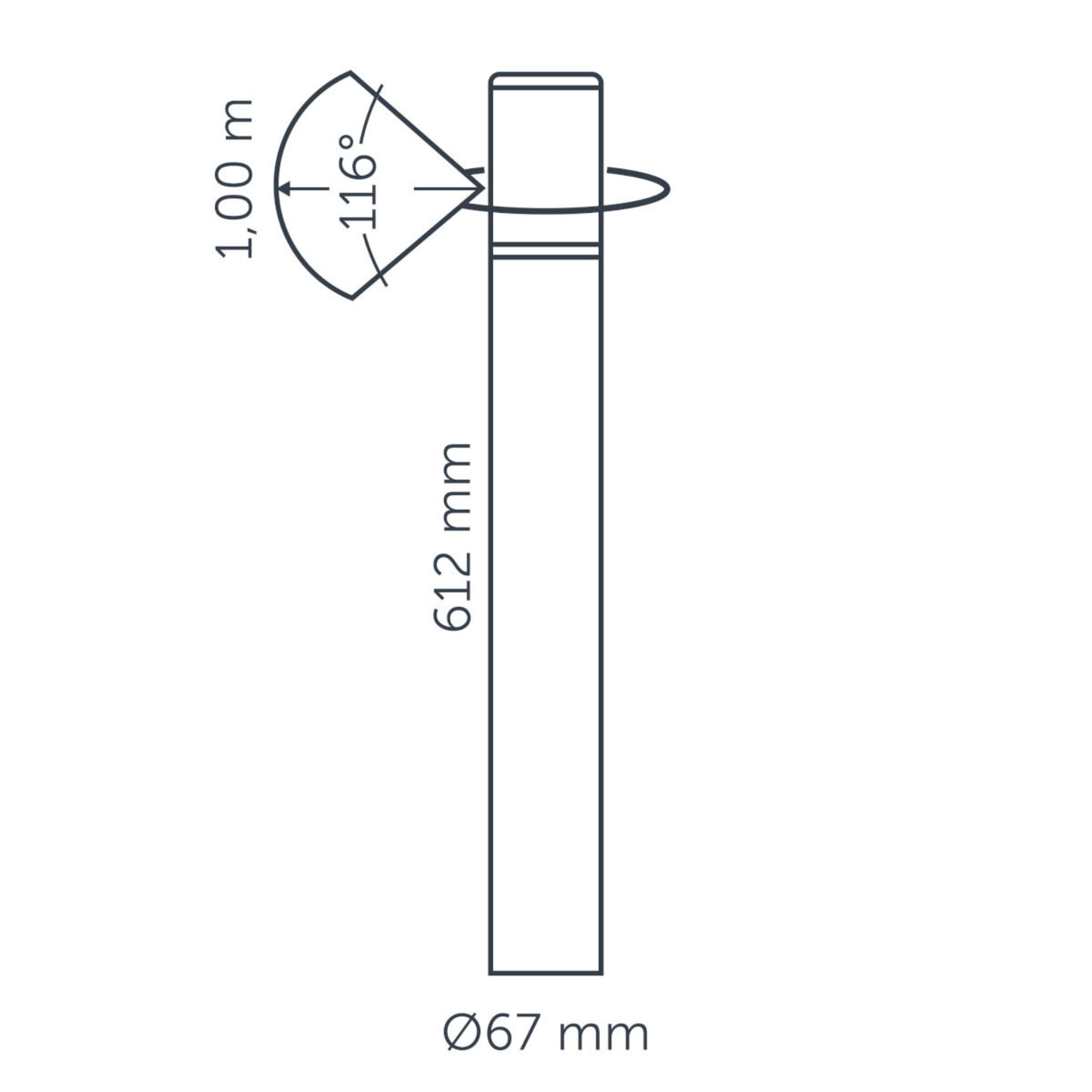 In-Lite LIV Bollard Light - 612mm IN-LITE