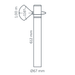 In-Lite LIV Bollard Light - 612mm IN-LITE