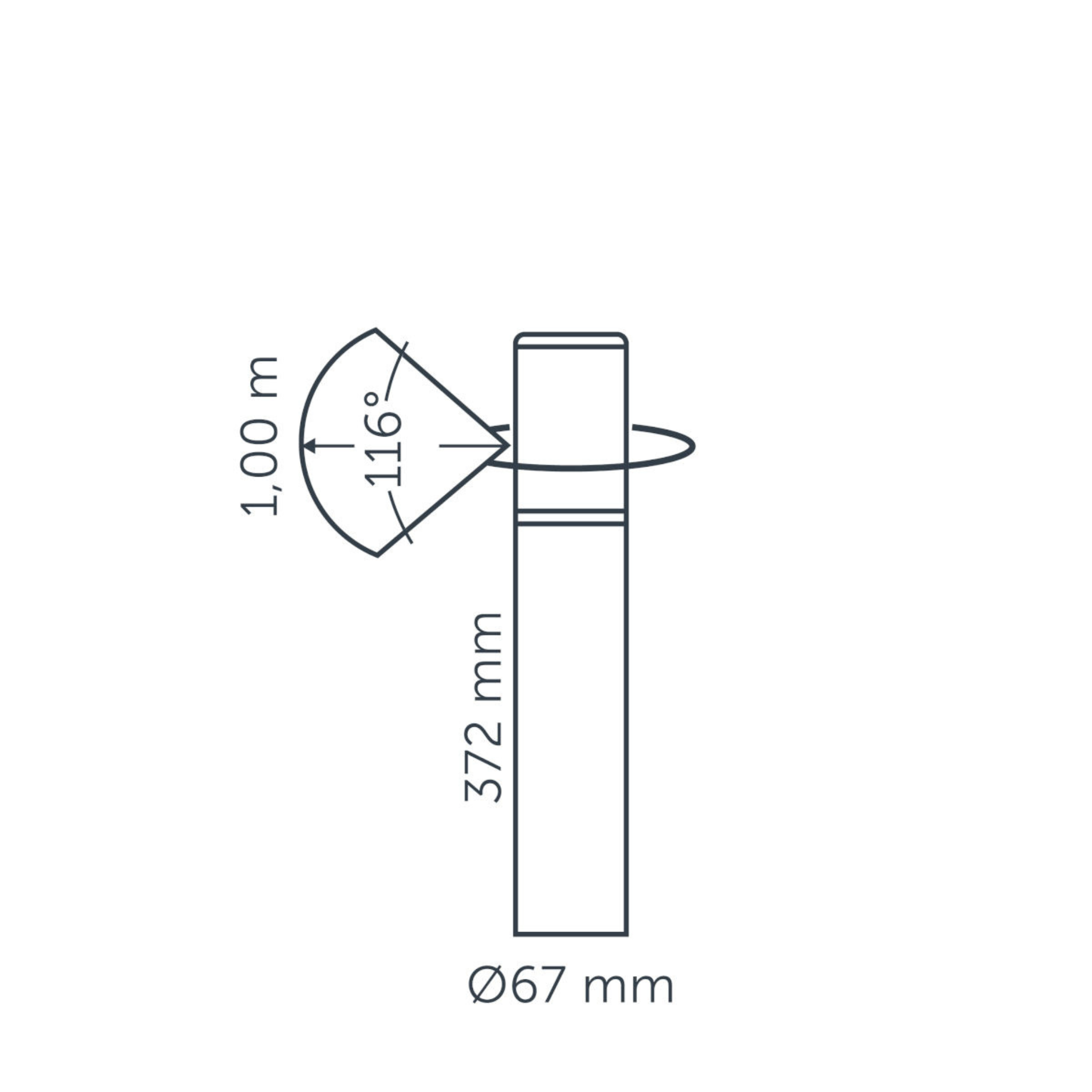 In-Lite LIV LOW Bollard Light - 372mm IN-LITE