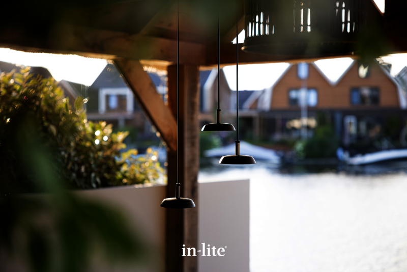 In-Lite SWAY PENDANT Hanging Light - Black IN-LITE