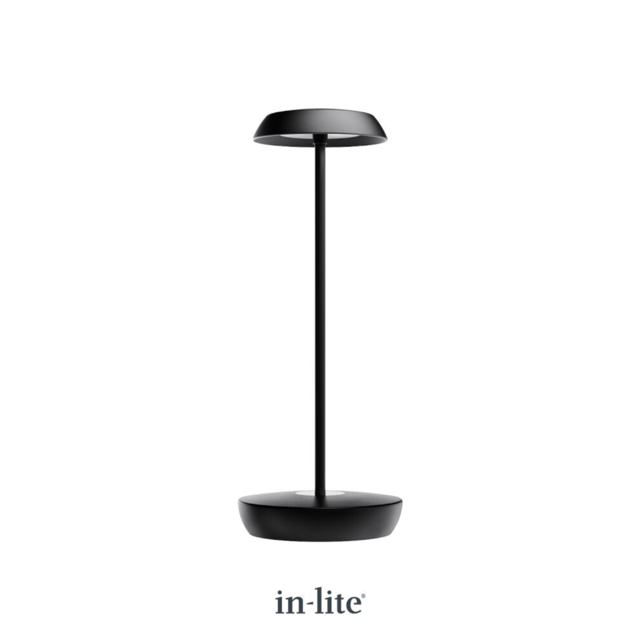 In-Lite SWAY TABLE Dimmable Rechargeable Lamp - Black (2200K - 2900K) IN-LITE