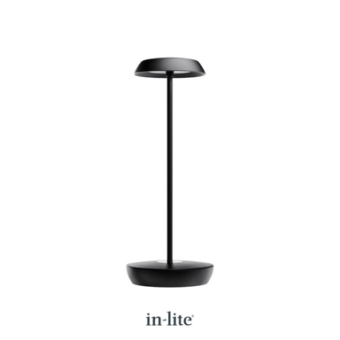 In-Lite SWAY TABLE Dimmable Rechargeable Lamp - Black (2200K - 2900K) IN-LITE
