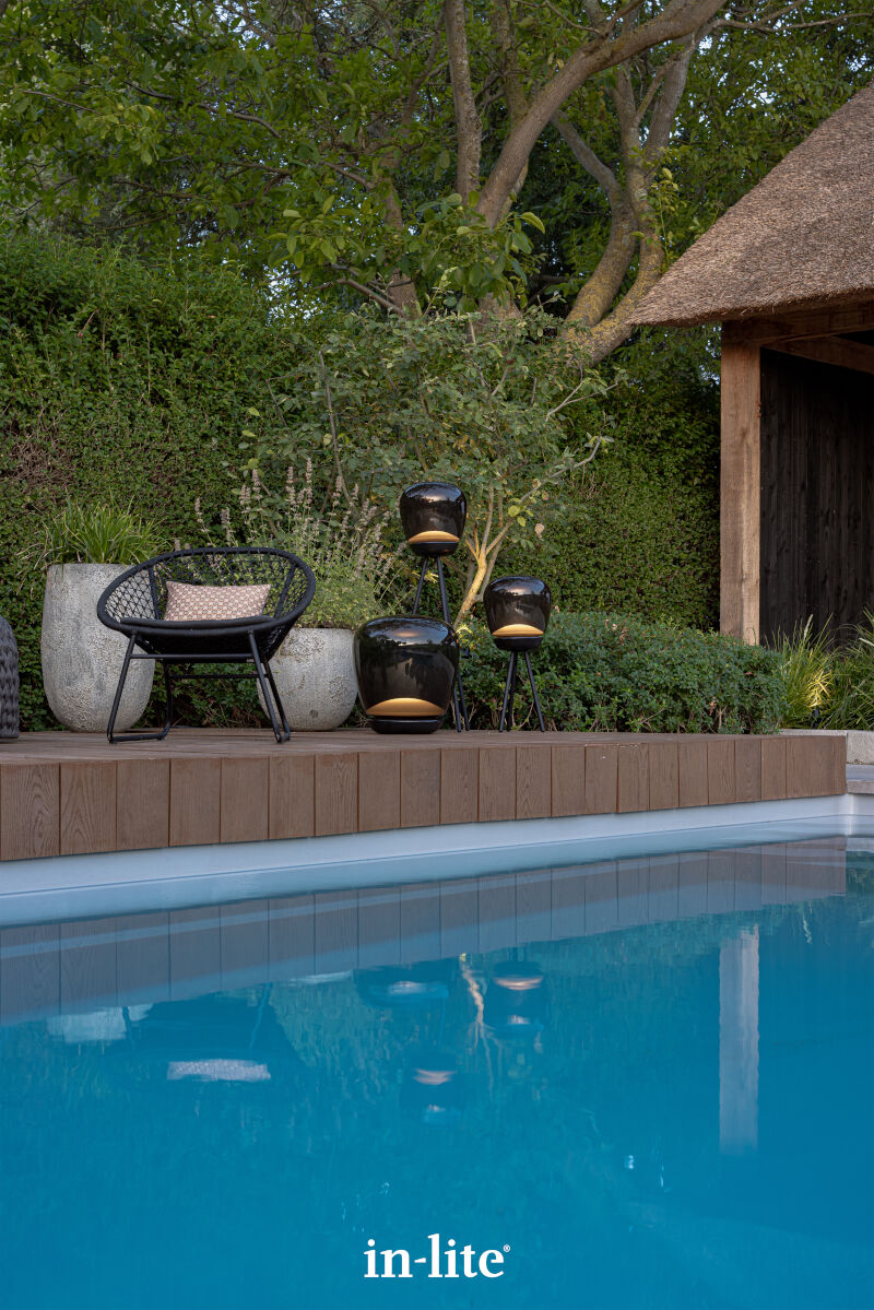 In-Lite VOQUE Floor Lanterns - Tinted Shade IN-LITE
