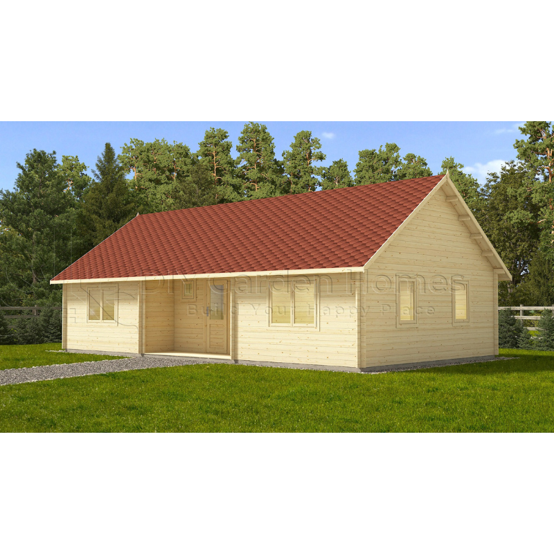 Eurovudas Katryn Log Cabin - 11m x 6m