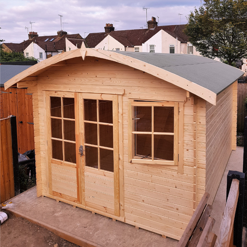 Shire Kilburn Log Cabin - 10 x 12