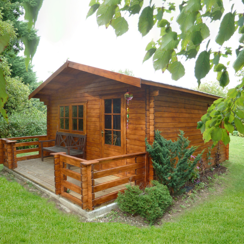 Shire Kinver Log Cabin - 14 x 18