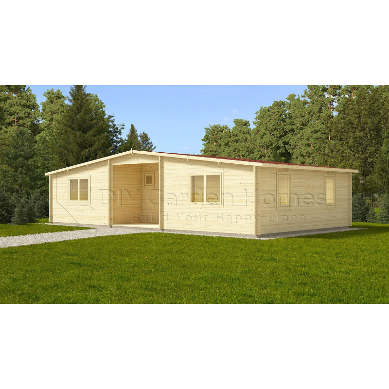 Eurovudas Kristi Log Cabin - 11m x 6m