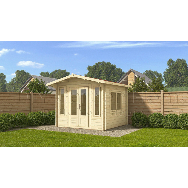 Eurovudas Brighton Log Cabin - 3m x 3m