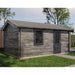 Lugarde Select Log Cabin Arun with garage door - 350x500cm Lugarde