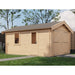 Lugarde Select Log Cabin Arun with garage door - 350x500cm Lugarde