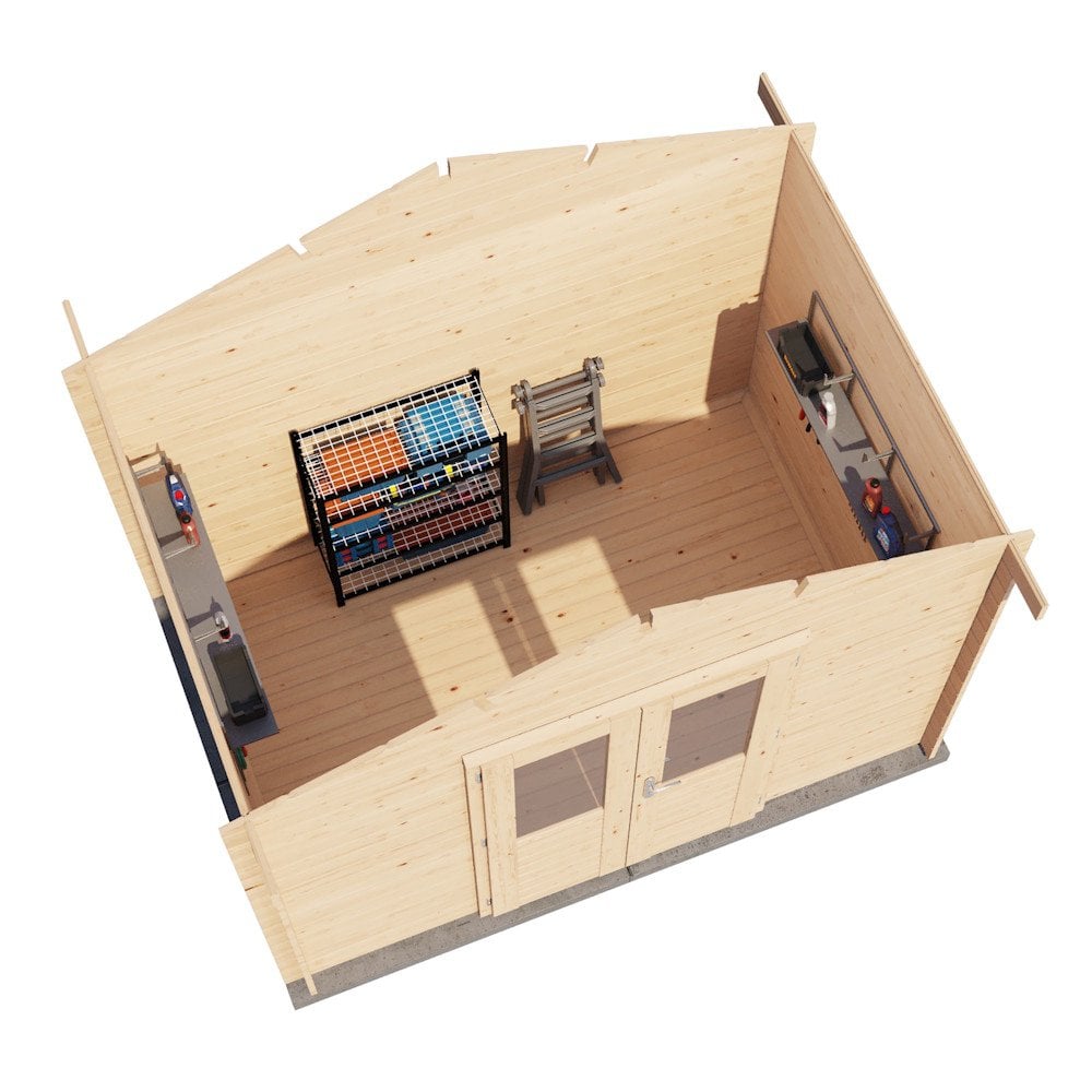 Lugarde Select Log Cabin Bath - 300x200cm Lugarde