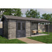 Lugarde Select Log Cabin with veranda Berkshire - 300x300cm + 400cm Lugarde