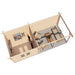 Lugarde Select Log Cabin with veranda Bristol - 300x300cm + 400cm Lugarde
