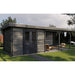 Lugarde Select Log Cabin with veranda Bristol - 300x300cm + 400cm Lugarde