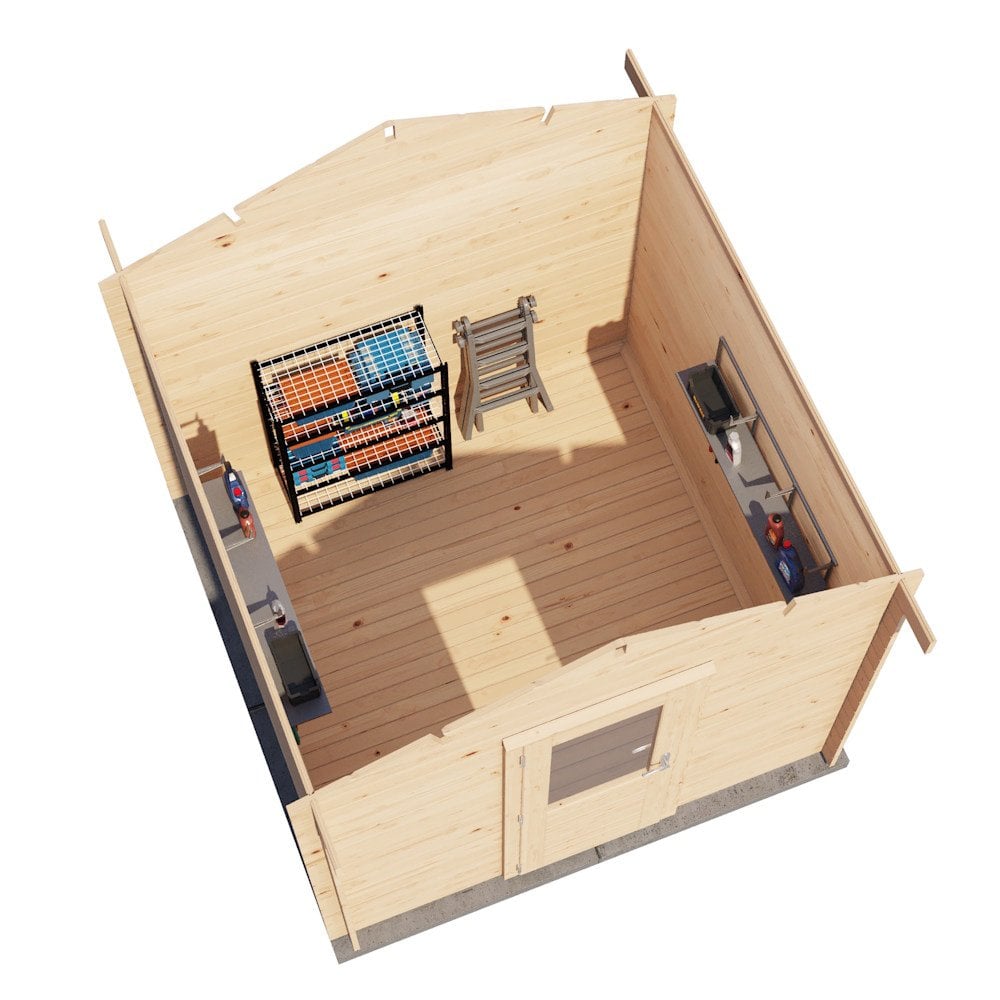 Lugarde Select Log Cabin Canterbury - 250x250cm Lugarde