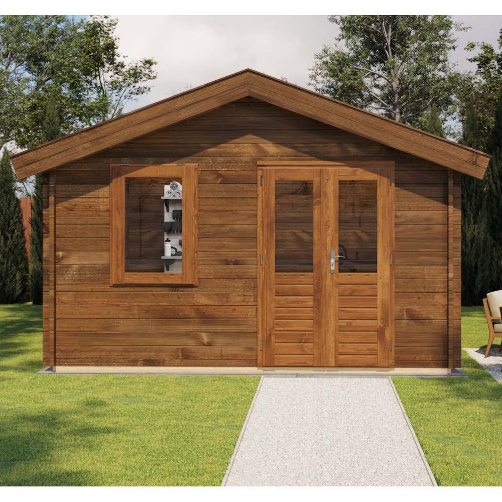 Lugarde Select Log Cabin Clyde - 400x400cm Lugarde