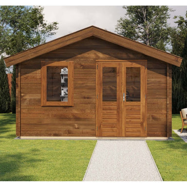 Lugarde Select Log Cabin Clyde - 400x400cm Lugarde