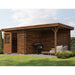 Lugarde Select Log Cabin with veranda Cotswold - 250x250cm + 300cm Lugarde