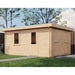 Lugarde Select Log Cabin Anglesey with garage door - 350x500cm Lugarde
