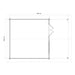 Lugarde Select Log Cabin with veranda Exe - 400x400cm + 200cm Lugarde