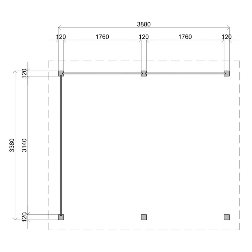 Lugarde Select Gazebo Horsham - 388x350cm Lugarde