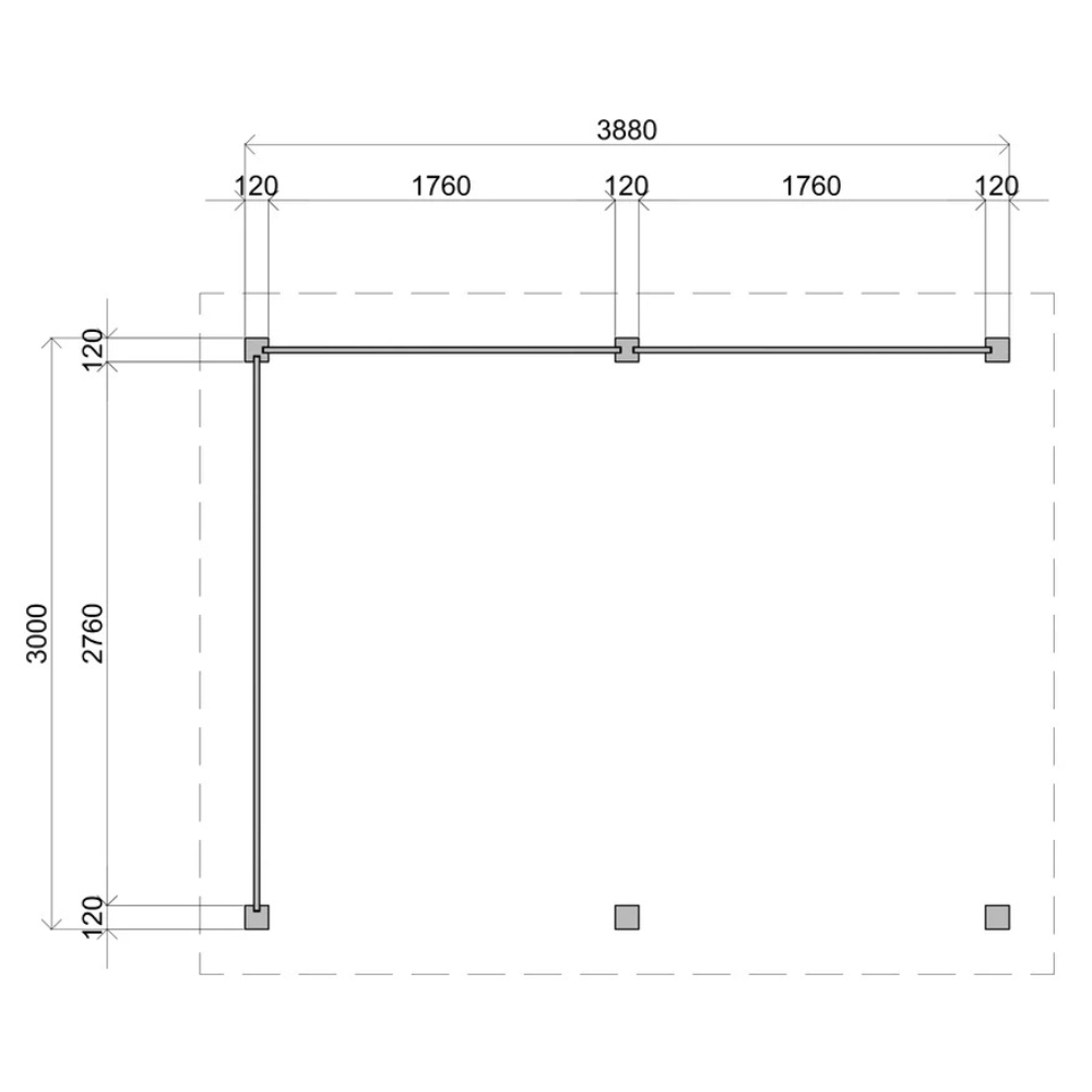 Lugarde Select Gazebo Lenham - 388x300cm Lugarde