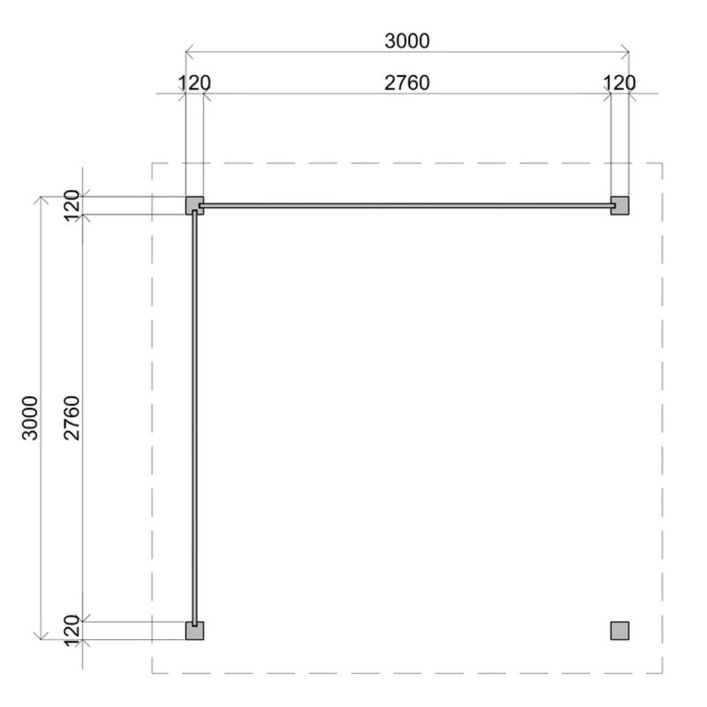 Lugarde Select Gazebo Trowbridge - 300x300cm Lugarde