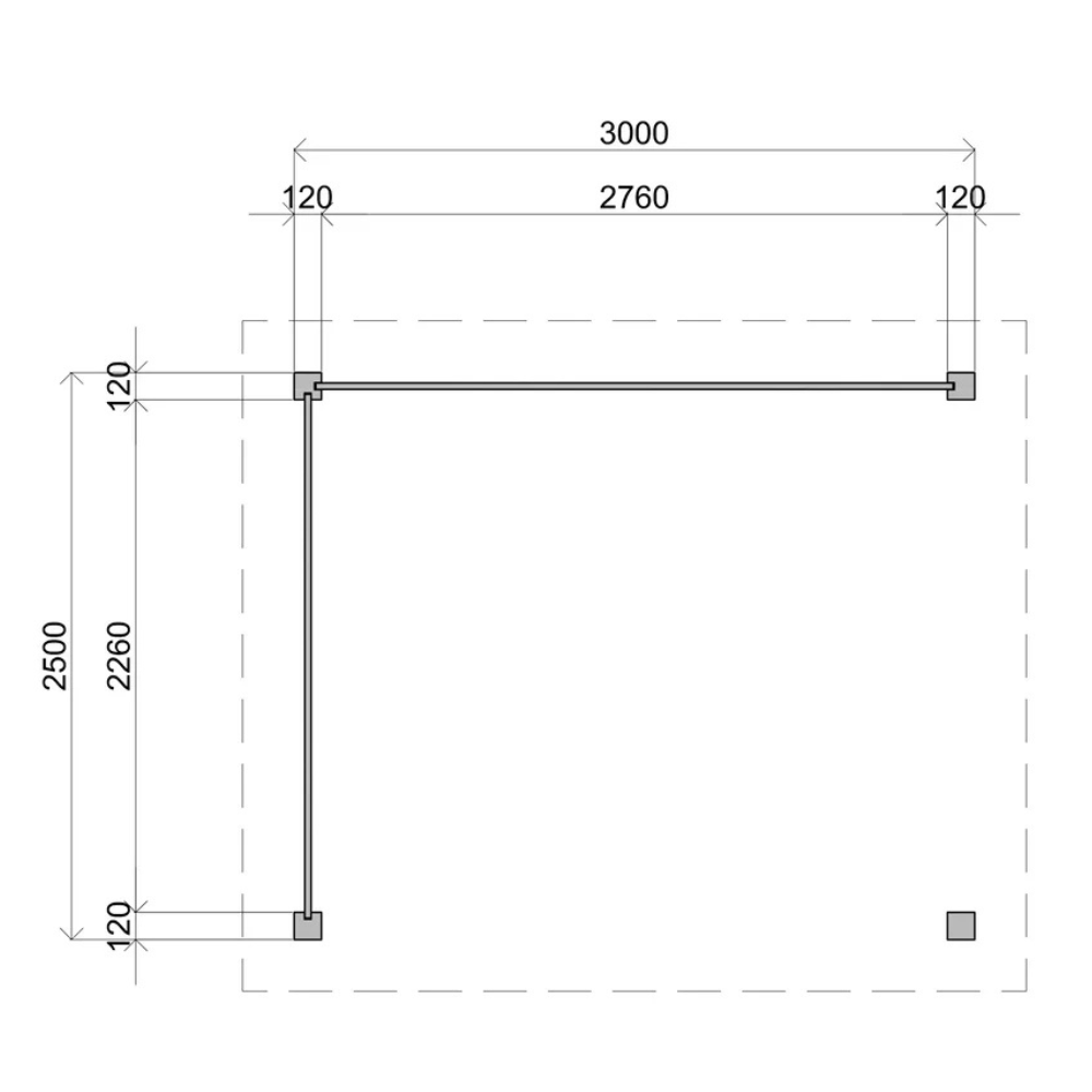 Lugarde Select Gazebo Winsford - 300x250cm Lugarde