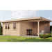 Lugarde Select Log Cabin with veranda Glencoe - 400x400cm + 300cm Lugarde