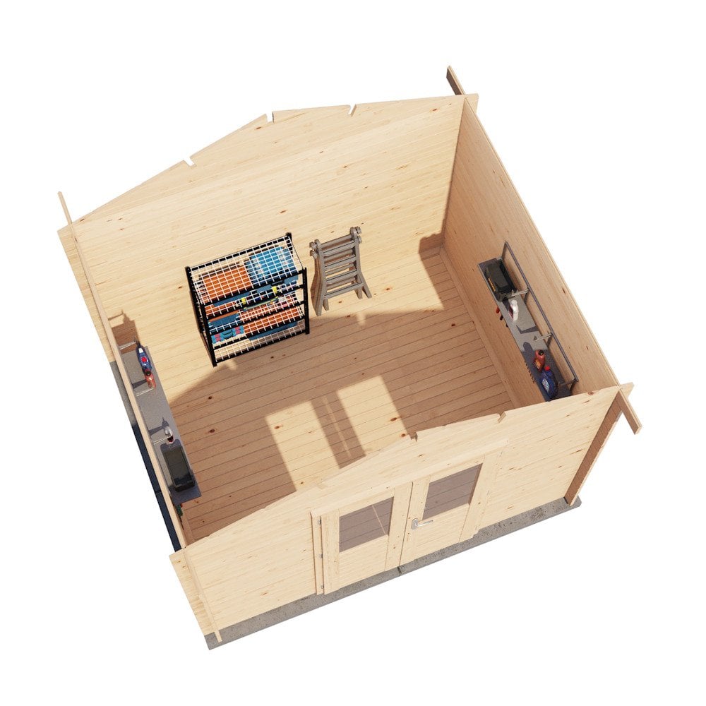Lugarde Select Log Cabin Greenwich - 300x250cm Lugarde