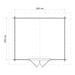Lugarde Select Log Cabin Greenwich - 300x250cm Lugarde