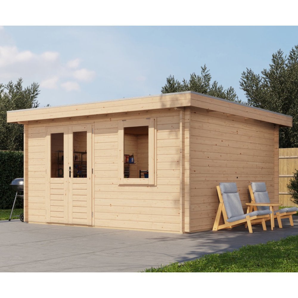 Lugarde Select Log Cabin Kent - 400x400cm Lugarde