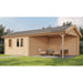 Lugarde Select Log Cabin with veranda Mersey - 400x400cm + 400cm Lugarde
