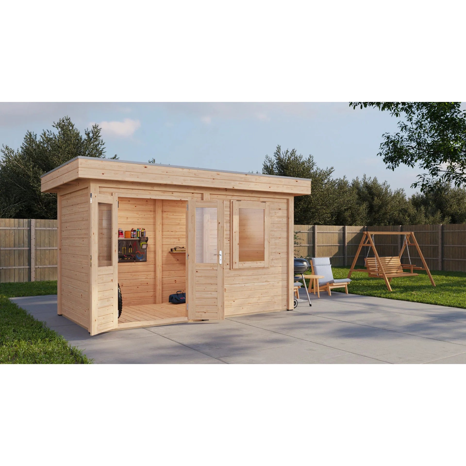 Lugarde Select Modern cabin Aberdeen - 388x200cm Lugarde