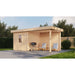 Lugarde Select Modern cabin with veranda Birmingham - 250x250cm + 300cm Lugarde