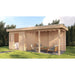 Lugarde Select Modern cabin with veranda Coventry - 250x250cm + 400cm Lugarde