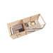 Lugarde Select Modern cabin with veranda Edinburgh - 300x250cm + 400cm Lugarde