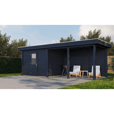 Lugarde Select Modern cabin with veranda Edinburgh - 300x250cm + 400cm Lugarde