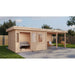 Lugarde Select Modern cabin with veranda Exeter - 388x300cm + 400cm Lugarde