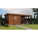 Lugarde Select Modern cabin with veranda Glasgow - 300x300cm + 400cm Lugarde