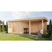 Lugarde Select Modern cabin with veranda Glasgow - 300x300cm + 400cm Lugarde