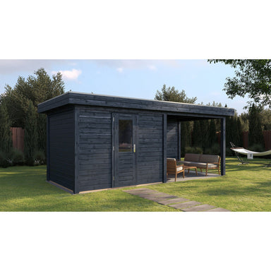Lugarde Select Modern cabin with veranda Gloucester - 300x250cm + 300cm Lugarde