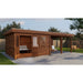 Lugarde Select Modern cabin with veranda Leeds - 388x388cm + 400cm Lugarde